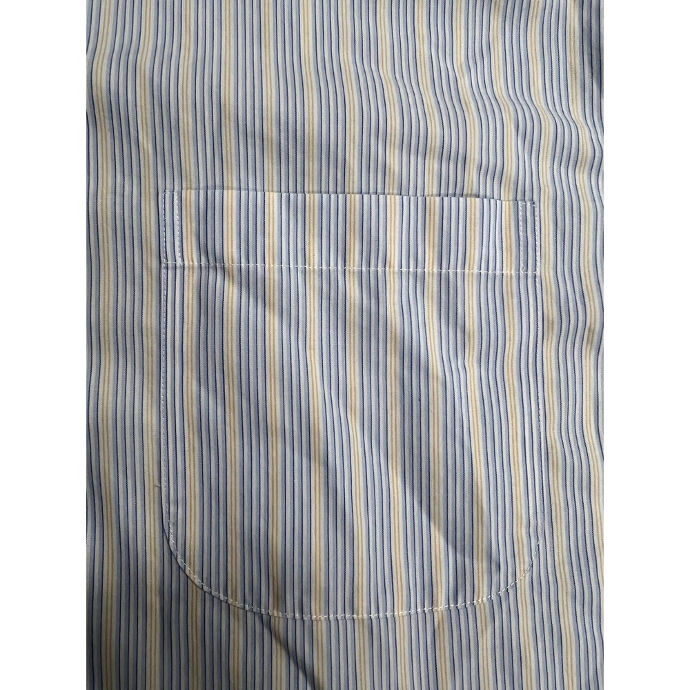 Lot of 2-Brooks Brothers Slim Fit Non-Iron Dress Shirt Blue Cotton 15.5-36 - Picture 15 of 16